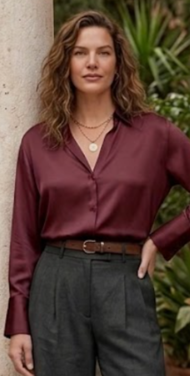 Camisa Premium de Seda Soft